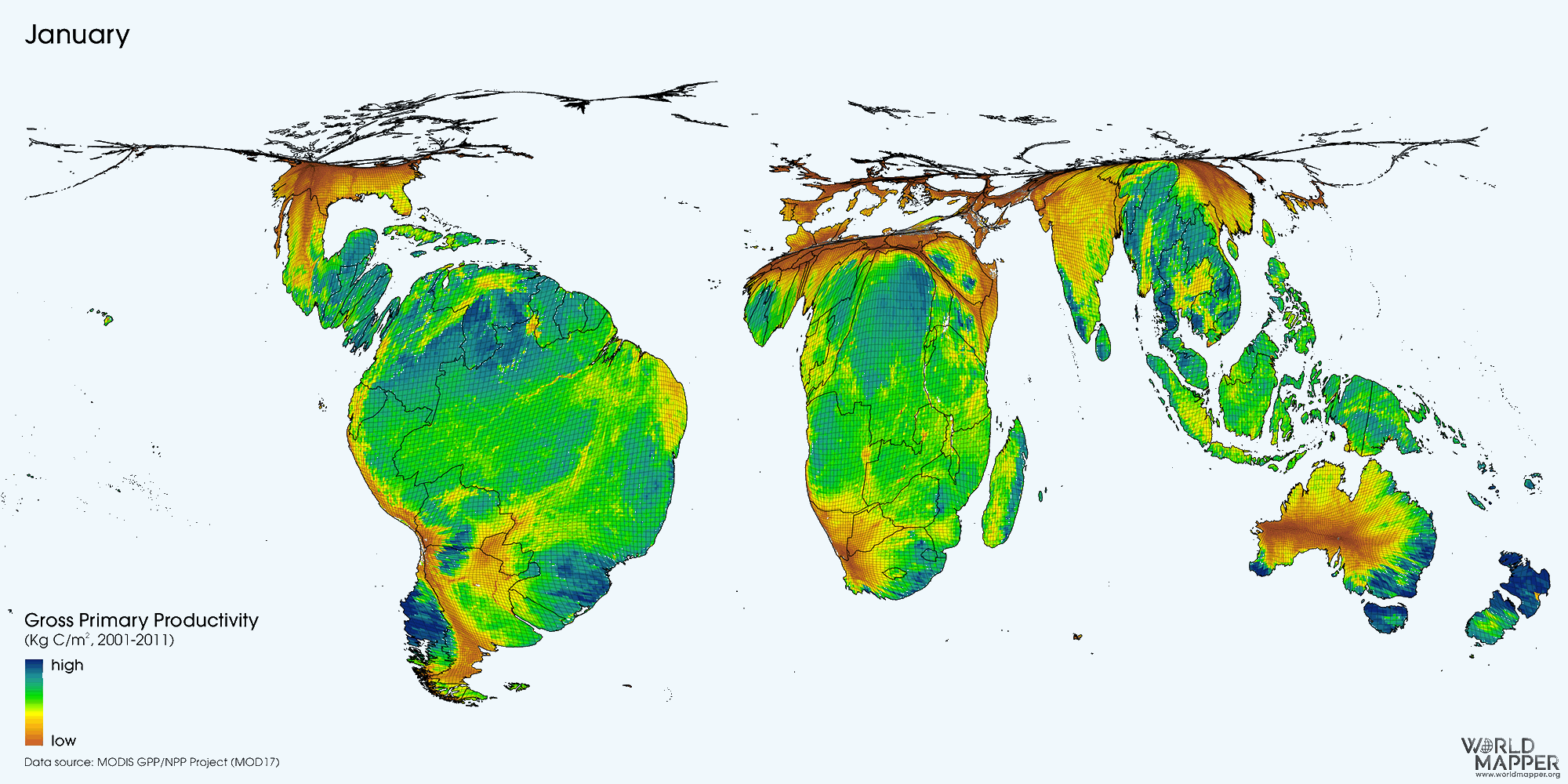 Animation Grid GrossPrimaryProductivity 2001to2011