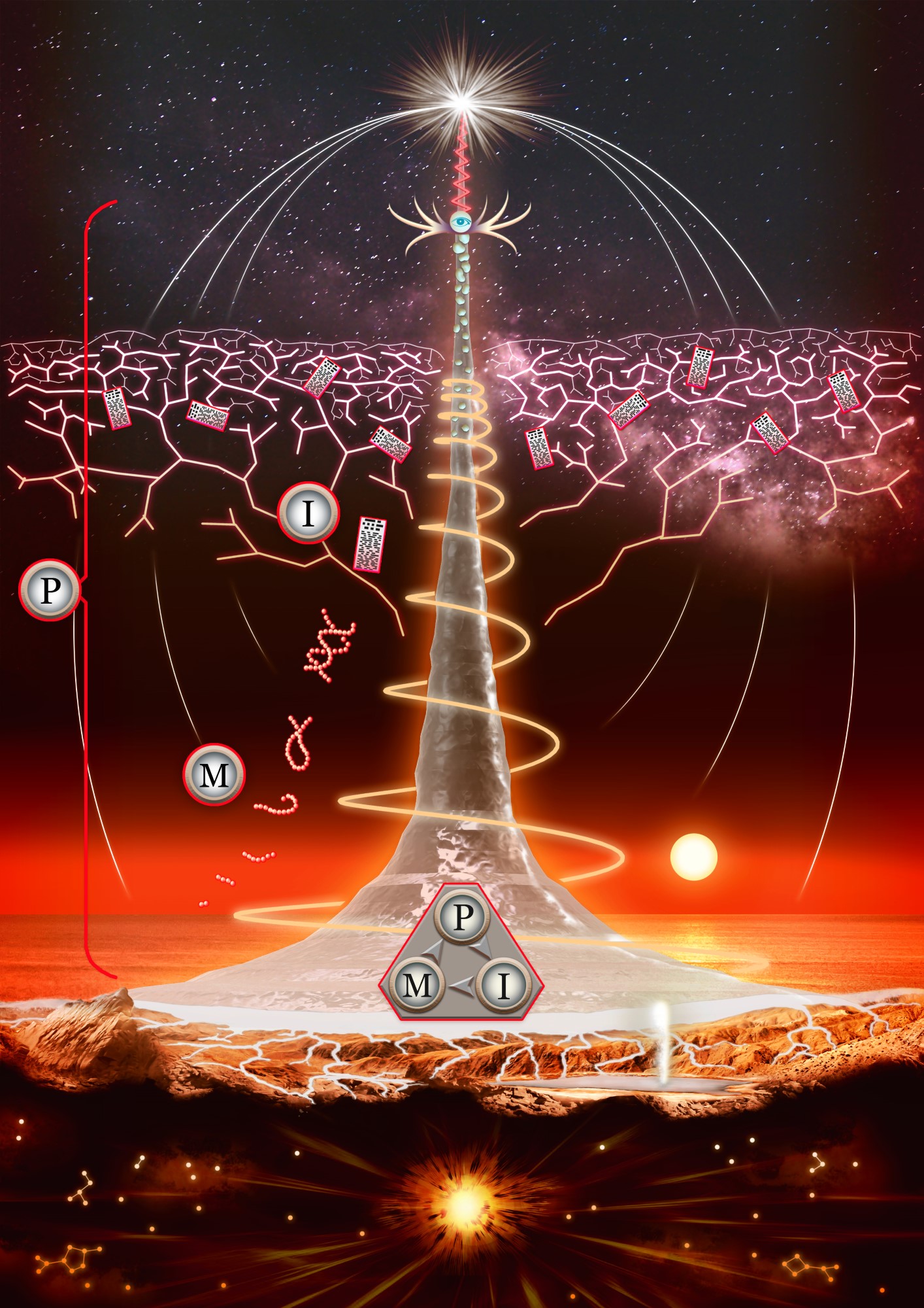 SilverSpire of Life and Field  Medium