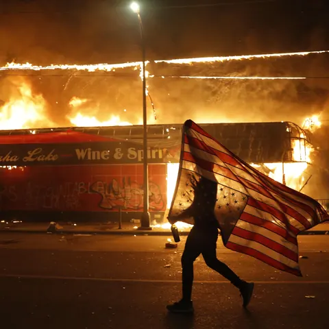 MNProtestFireFlag