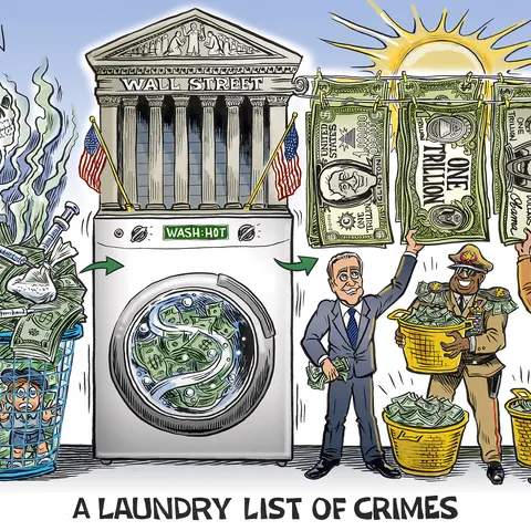 wall street money laundering
